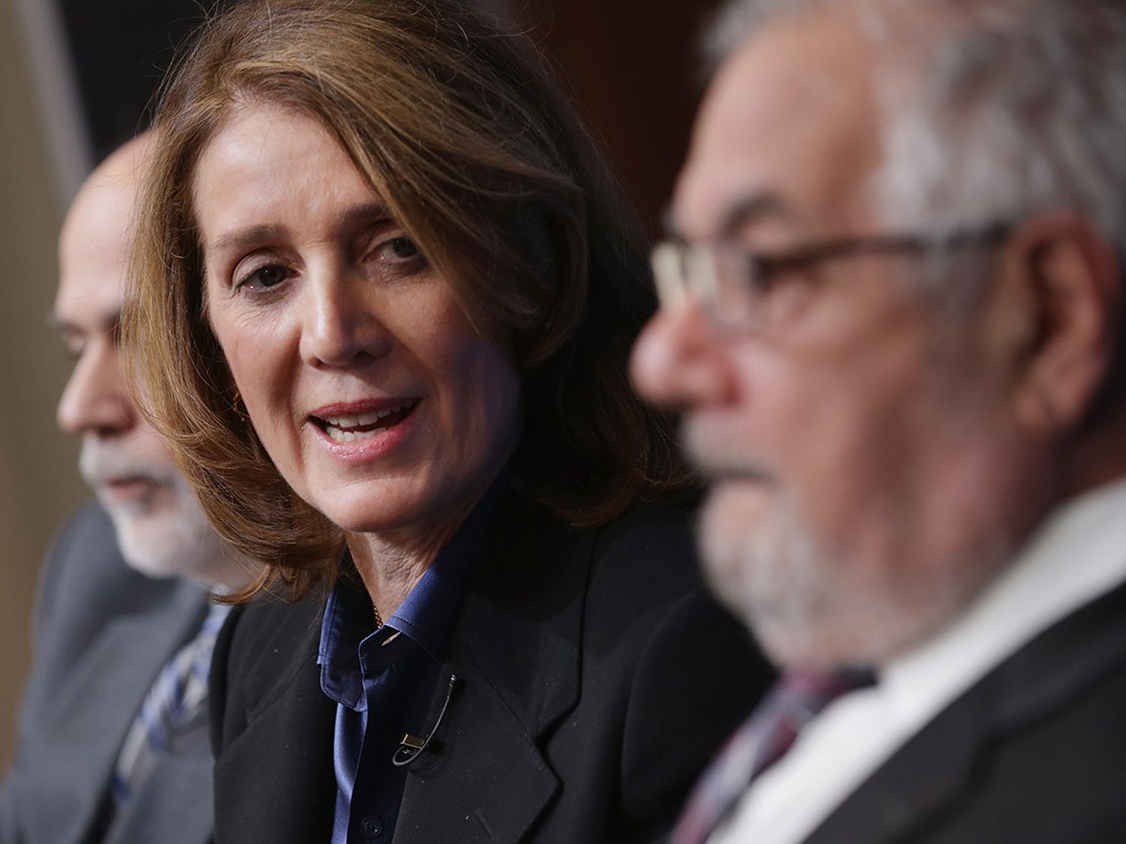 Ruth Porat (pictured) follows a host of Wall Street executives who have been tempted away to Silicon Valley