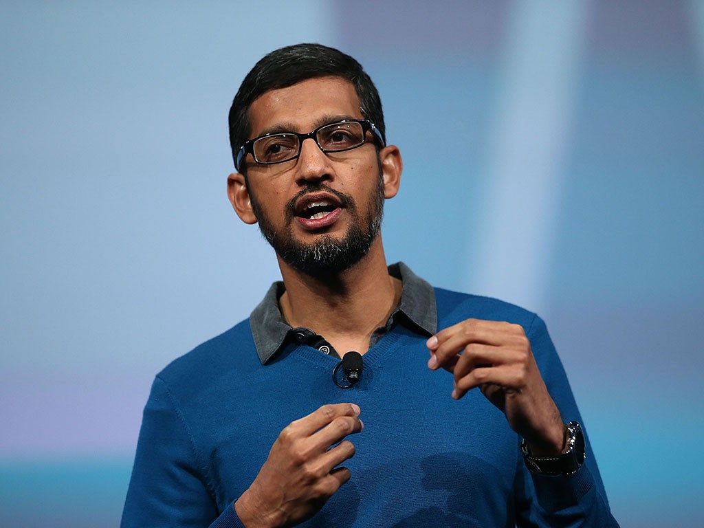 Sundar Pichai, who will be leading the core search engine business of Google's new holding company, Alphabet