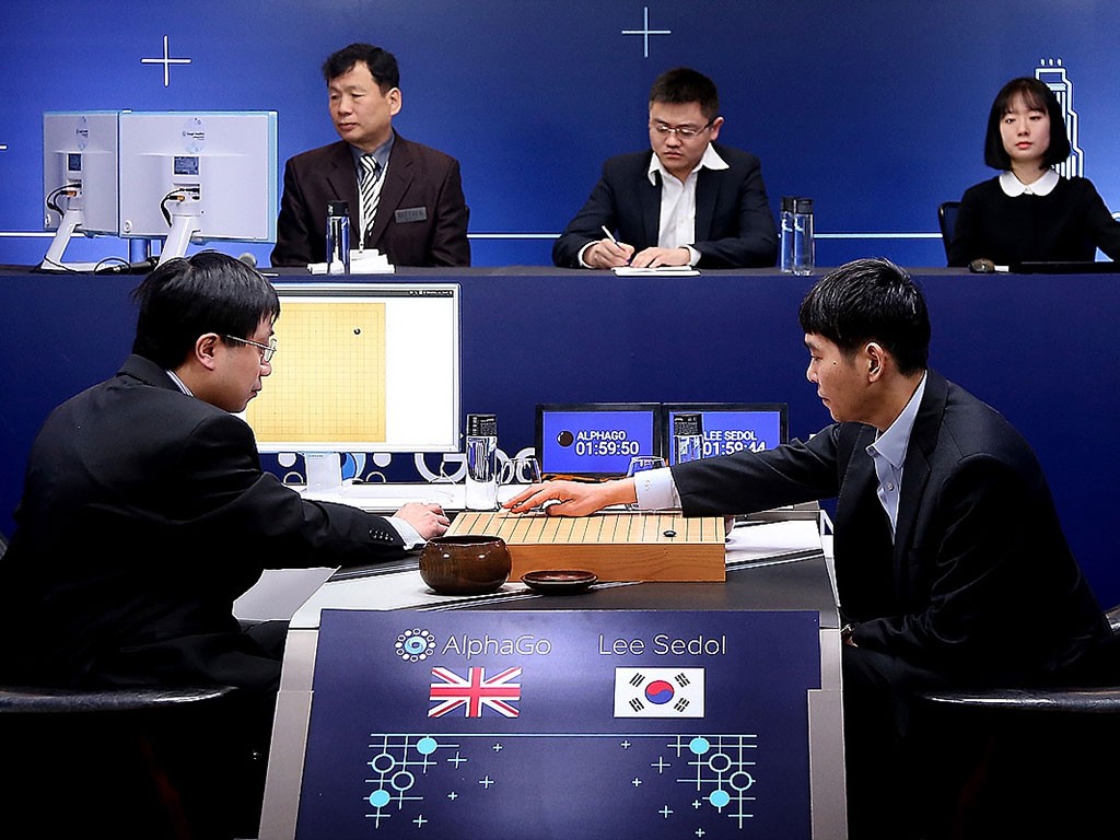 Lee Se-dol versus Google's AlphaGo